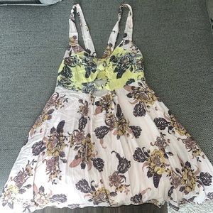 Free People cut out mini sundress